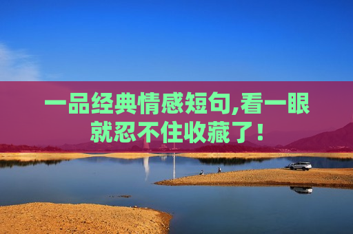 一品经典情感短句,看一眼就忍不住收藏了！