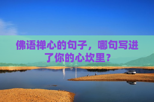 佛语禅心的句子，哪句写进了你的心坎里？