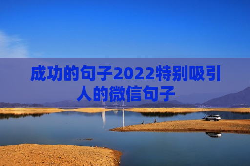 成功的句子2022特别吸引人的微信句子