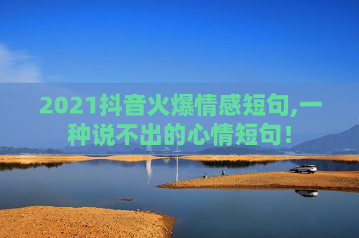 2021抖音火爆情感短句,一种说不出的心情短句！