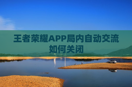 王者荣耀APP局内自动交流如何关闭