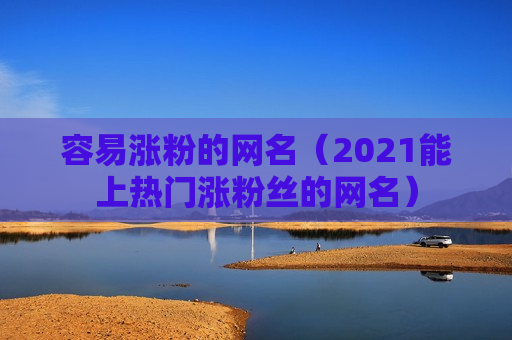 容易涨粉的网名（2021能上热门涨粉丝的网名）