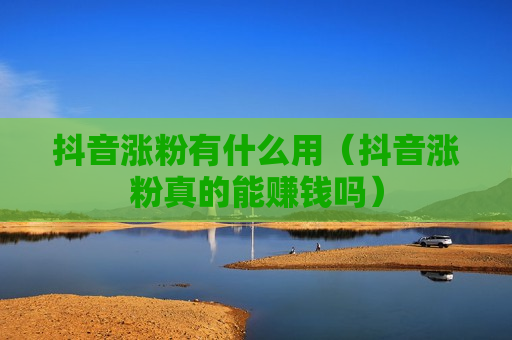 抖音涨粉有什么用（抖音涨粉真的能赚钱吗）