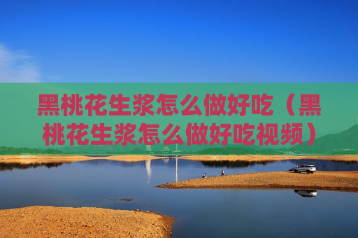 黑桃花生浆怎么做好吃（黑桃花生浆怎么做好吃视频）