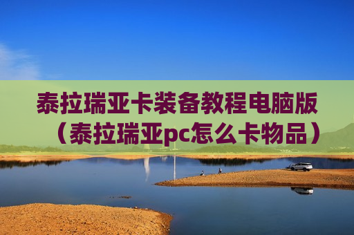 泰拉瑞亚卡装备教程电脑版（泰拉瑞亚pc怎么卡物品）