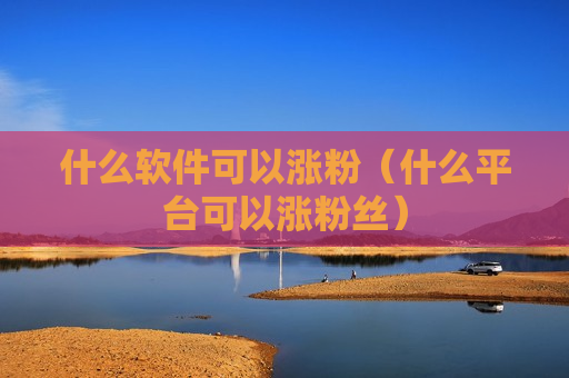 什么软件可以涨粉（什么平台可以涨粉丝）