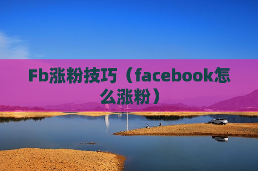 Fb涨粉技巧（facebook怎么涨粉）